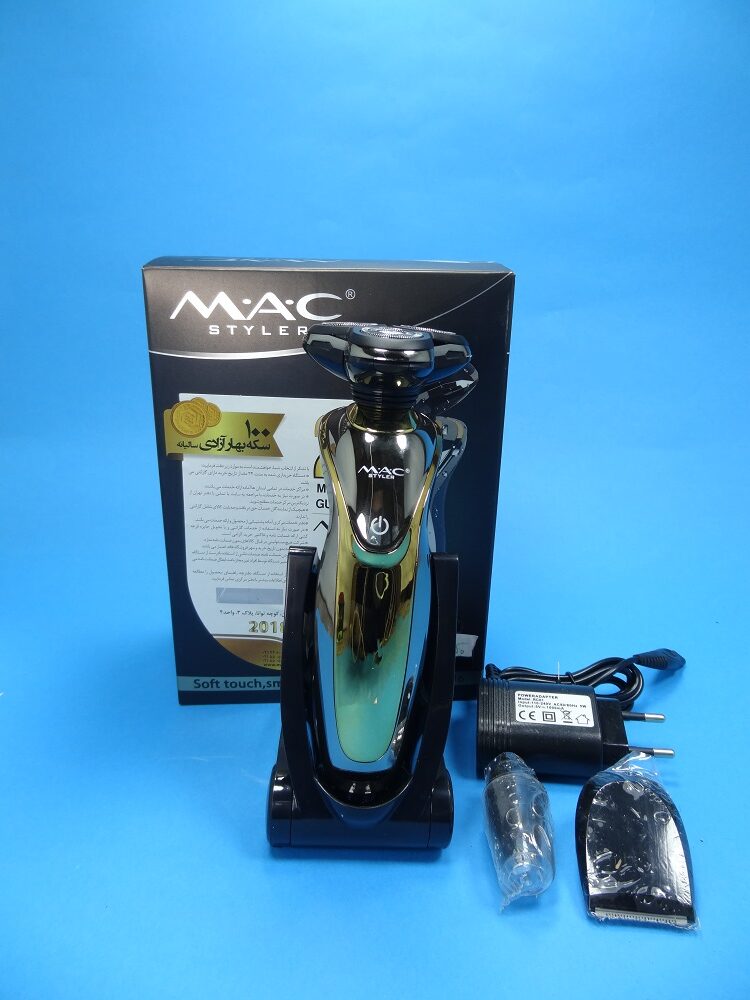ریش تراش سه تیغ مک استایلر mac styler مدل ۸۸۱۶