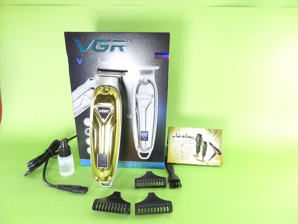 ماشین اصلاح و خط زن صورت وی جی ار مدل V-062