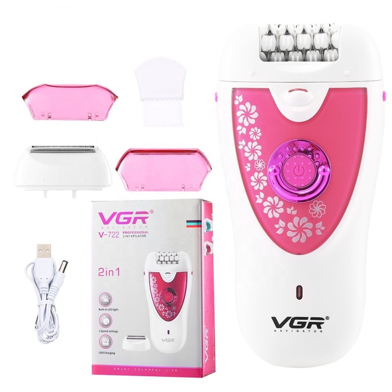 اپیلاتور وی جی ار vgr مدل V-722 اپیلیدی
