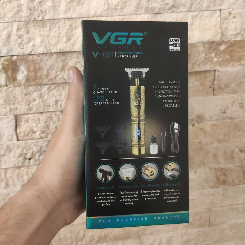 ماشین اصلاح و خط زن صورت vgr مدل V-091