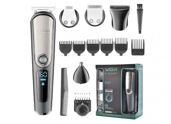 ست ماشین اصلاح مو بدن vgr مدل V-105