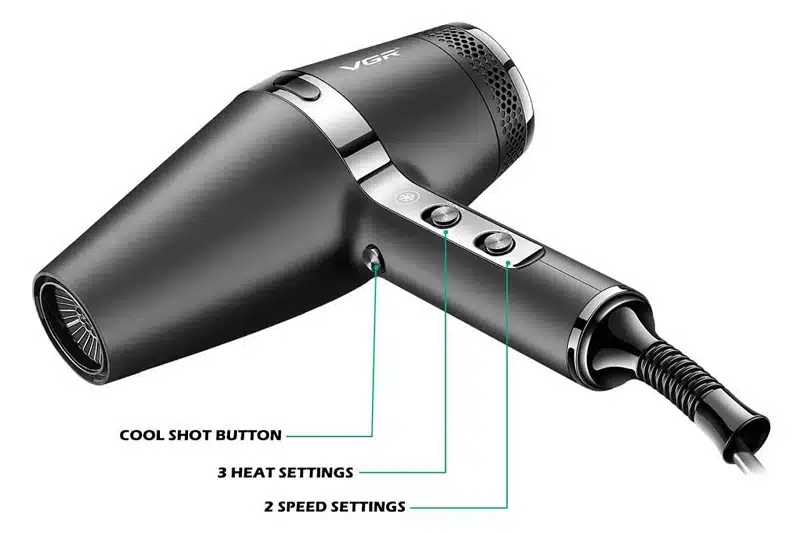 سشوار حرفه ای وی جی ار مدل V-451