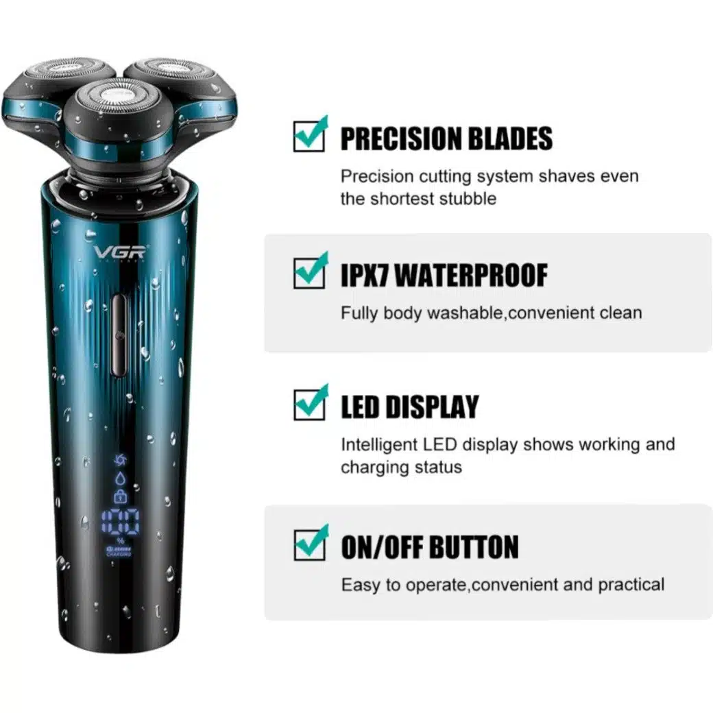 ریش تراش سه تیغ وی جی آر V-303