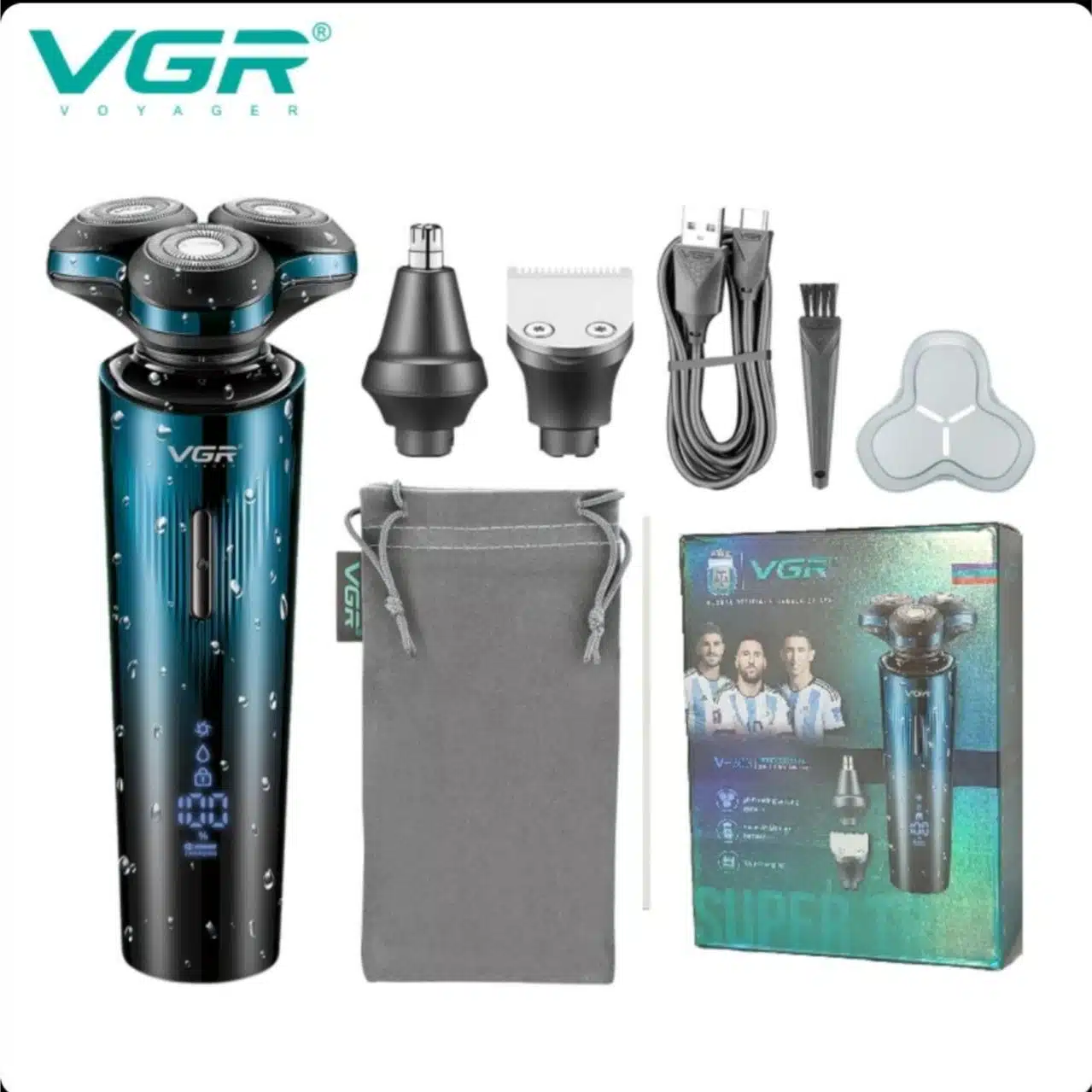 ریش تراش سه تیغ وی جی آر V-303